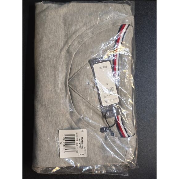 Tommy Hilfiger - Slim Fit T-Shirt - Medium - Grey Heather - NWT & PACKAGING - Picture 6 of 8